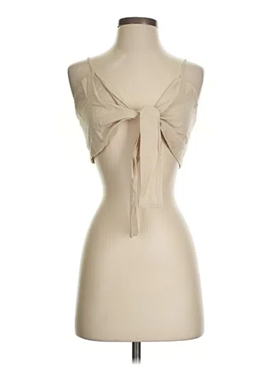Nasty Gal Inc. Sleeveless Blouse In Tan
