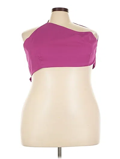 Nasty Gal Inc. Sleeveless Top Pink One Shoulder Neckline Tops