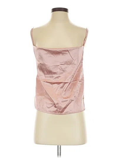 Nasty Gal Inc. Sleeveless Top Pink Strapless Neckline Tops