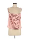 Nasty Gal Inc. Sleeveless Top Pink Strapless Neckline Tops In Multi