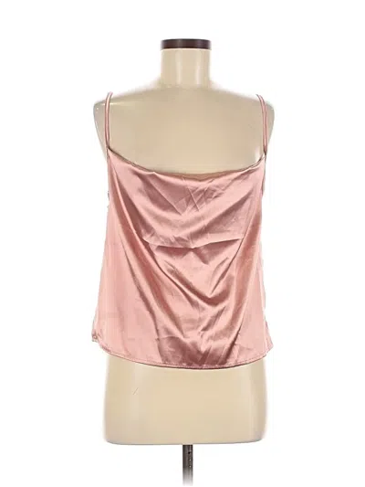 Nasty Gal Inc. Sleeveless Top Pink Strapless Neckline Tops In Multi