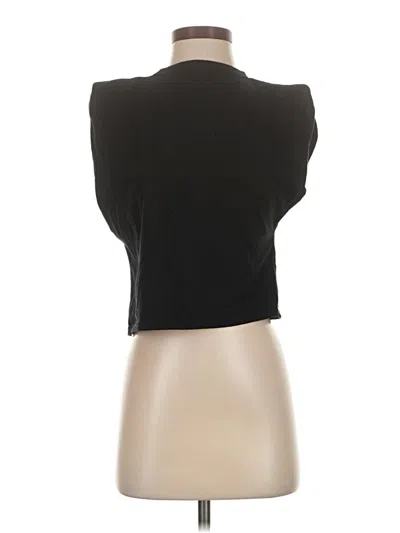 Pre-owned Nasty Gal Inc. Sleeveless T-shirt In Black