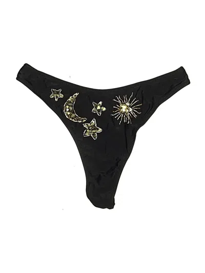 Pre-owned Nasty Gal Inc. Swimsuit Bottoms In Black