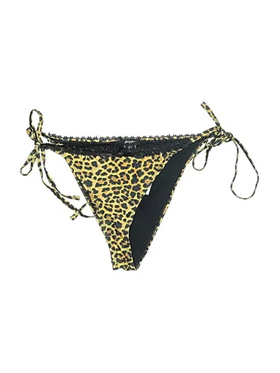 Nasty Gal Inc. Swimsuit Bottoms In Gold