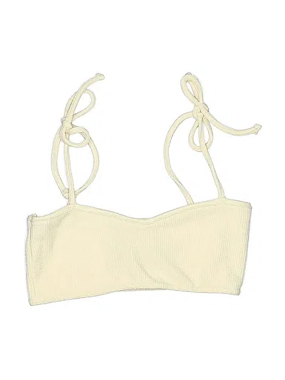 Nasty Gal Inc. Swimsuit Top Ivory Swimwear In White