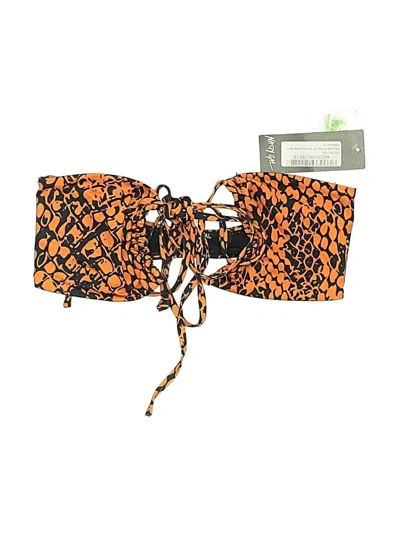Nasty Gal Inc. Swimsuit Top Orange Swimwear In Multi