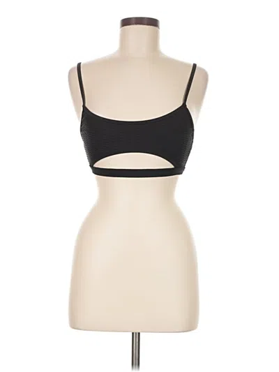 Pre-owned Nasty Gal Inc. Tank Top Black Strapless Neckline Tops
