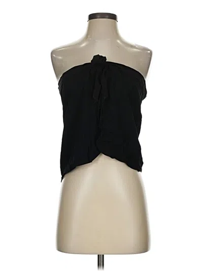 Pre-owned Nasty Gal Inc. Tank Top Black Strapless Neckline Tops