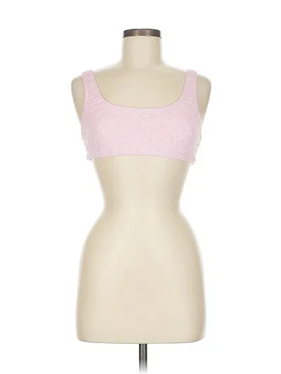 Nasty Gal Inc. Tank Top Pink Strapless Neckline Tops