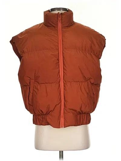 Pre-owned Nasty Gal Inc. Vest In Orange