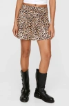 Nasty Gal Leopard Print Ruffle Miniskirt In Leopard