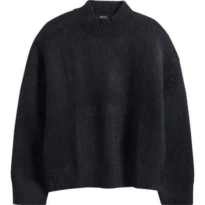Nasty Gal Mock Neck Sweater In Black