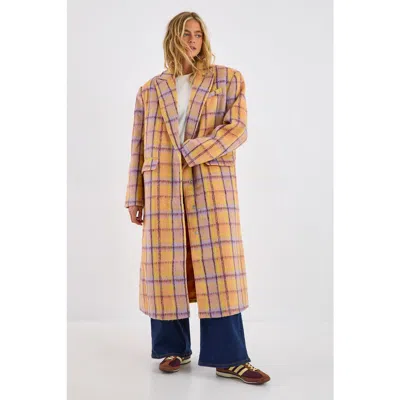 Nasty Gal Single Breasted Tailored Coat In Multi