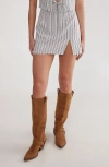 Nasty Gal Stripe Miniskirt In Mint
