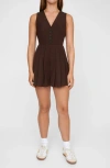 NASTY GAL NASTY GAL TAILORED PLEATED HEM SLEEVELESS ROMPER