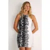 Nasty Gal Zebra Ombre Sequin Mini Dress In Multi