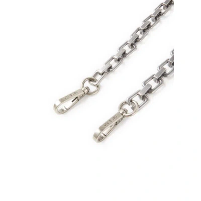 Nat & Nin Chain Shoulder Strap In Metallic