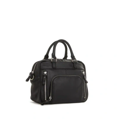 Nat & Nin Sac Mini Macy En Cuir In Black