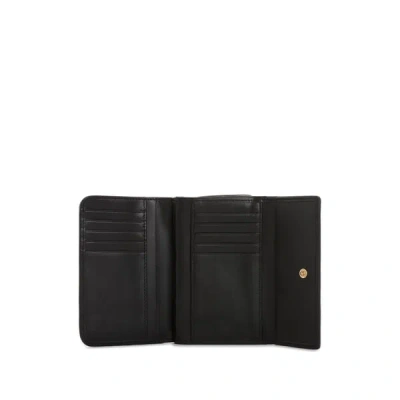 Nat & Nin Lotti Embossed Leather Wallet In Black
