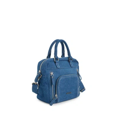 Nat & Nin Macy Mini Denim Handbag In Blue