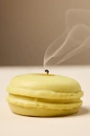 Nata Concept Store Nata Macaron Pistache Shaped Decorative Candle In Yellow