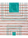 Natalia Cacchiarelli ''turquesa'' Screenprint On Aluminum, 20'' X 20'' In Neutral