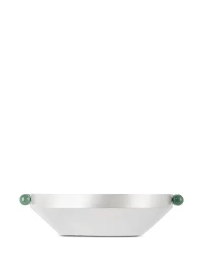 Natalia Criado 26 Triangular Bowl In Silver