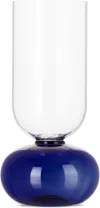 Natalia Criado Blue Flower Vase In Blue