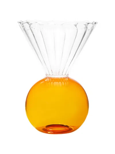 Natalia Criado Geometric Gelato Cup In Orange