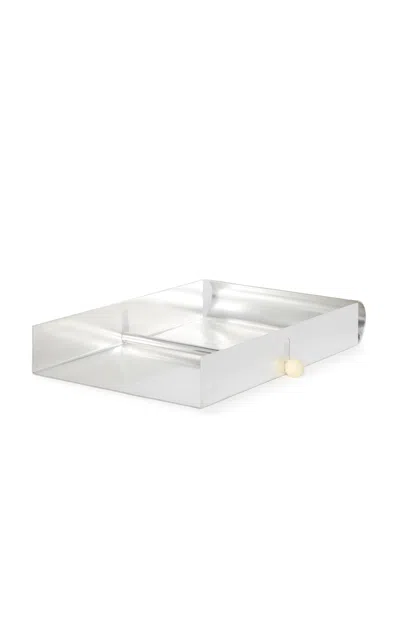 Natalia Criado Paper Holder In Silver