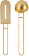 Natalia Criado Ssense Exclusive Gold Artefacto Serving Set In Gold