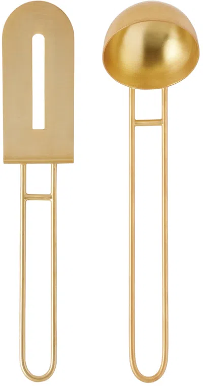 Natalia Criado Ssense Exclusive Gold Artefacto Serving Set