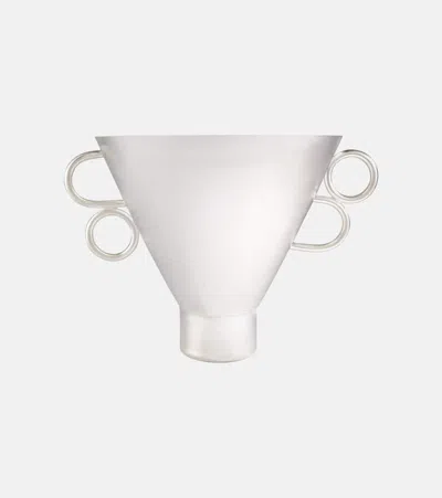 Natalia Criado Vaso Silver-plated Metal Vase