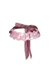 Natalia Petruch Women's Pink / Purple Basia Necklace Acrylic Chain + Silk