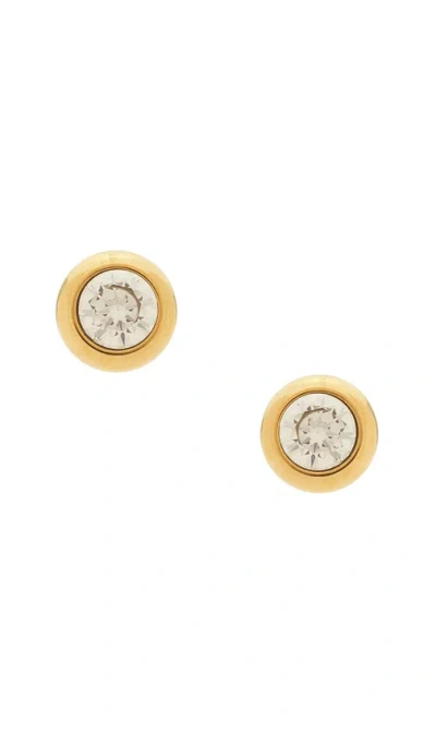 Natalie B Jewelry Dylan Cz Stud Earring In Gold