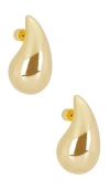 Natalie B Jewelry Gianna Large Teardrop Earrings In Gold