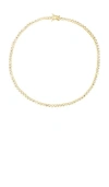Natalie B Jewelry Serena Tennis Necklace In Gold