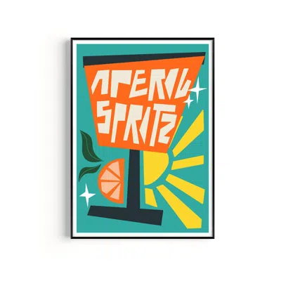 Natalie Cass Art Aperol Spritz Art Print - A3