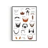 Natalie Cass Art Beard Art Print - A2