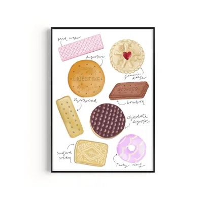 Natalie Cass Art Biscuit Hand Painted Art Print - A2