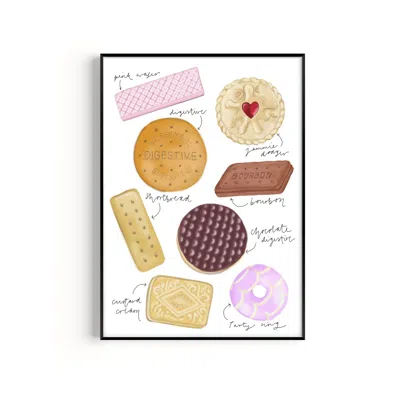 Natalie Cass Art Biscuit Hand Painted Art Print - A3