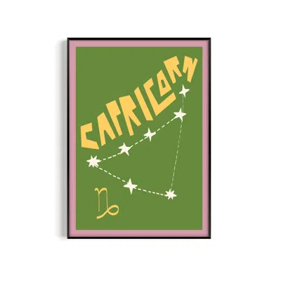 Natalie Cass Art Capricorn Art Print - A3