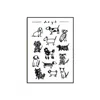 Natalie Cass Art Dog Black And White Drawing Art Print - A2 In Multi