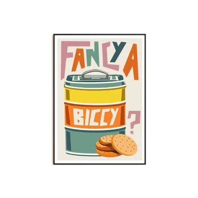 Natalie Cass Art Fancy A Biccy Art Print - A2