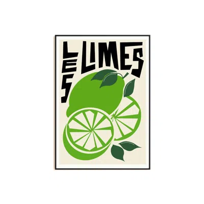 Natalie Cass Art Green Les Limes Art Print - A3