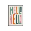 Natalie Cass Art Hello Hello Typography Art Print - A2