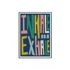 Natalie Cass Art Inhale Exhale Typography Print - A3