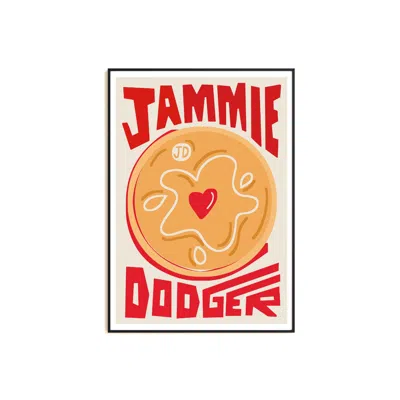 Natalie Cass Art Jammie Dodger Art Print - A2