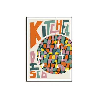 Natalie Cass Art Kitchen Disco Art Print - A2