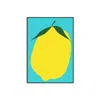 Natalie Cass Art Lemon Art Print - A2 In Yellow